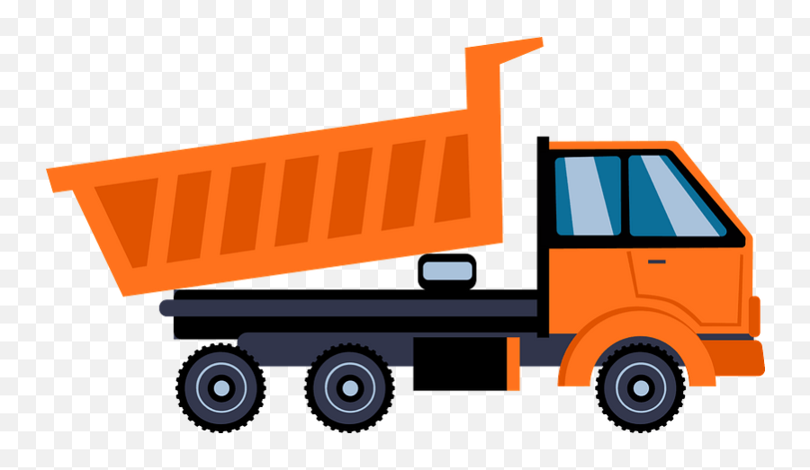Dump Truck Clipart - Truck Clipart Creazilla Emoji,Truck Clipart