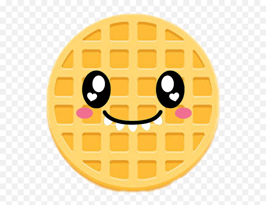 Sticker Cute Waffle Emoji Waffle Png - Cute Wallpapers Computer,Waffle Clipart