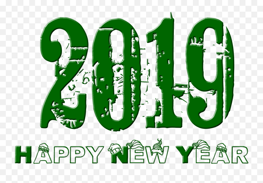 2019 Transparent Png Happy New Year - Language Emoji,Happy New Year 2019 Png