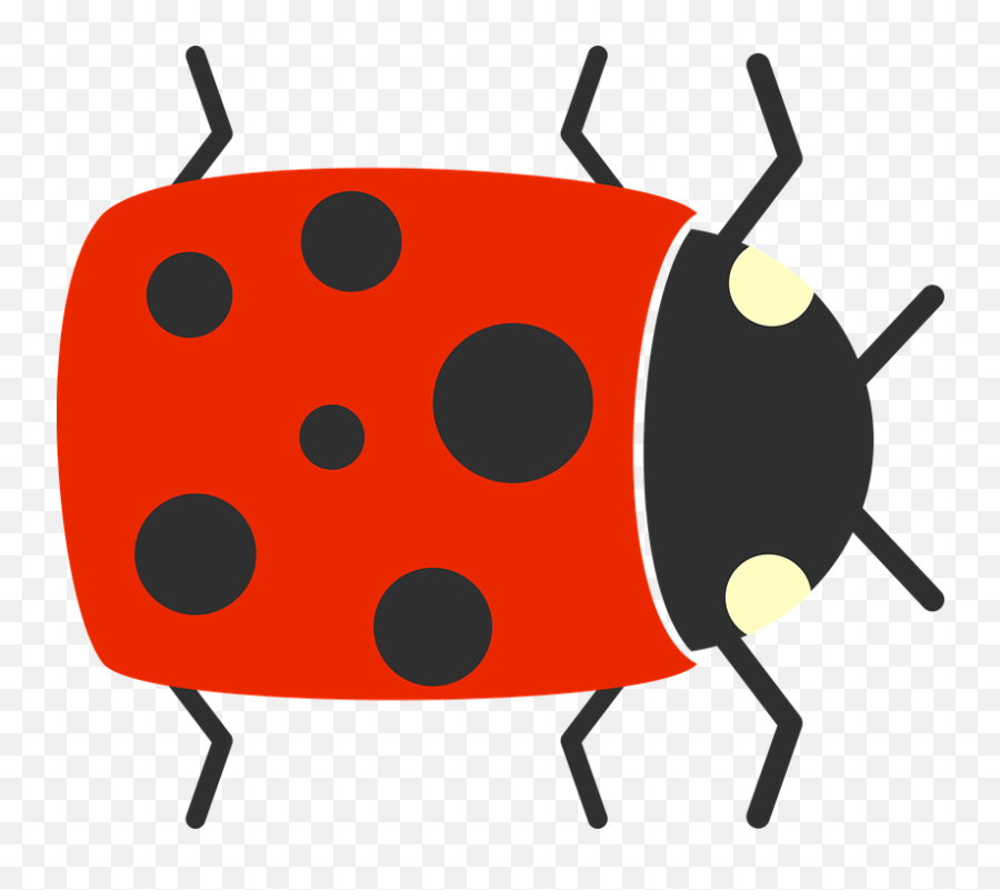 Ladybug Cute Insect Png Clipart Png Mart - Kreslená Beruška Emoji,Cute Clipart