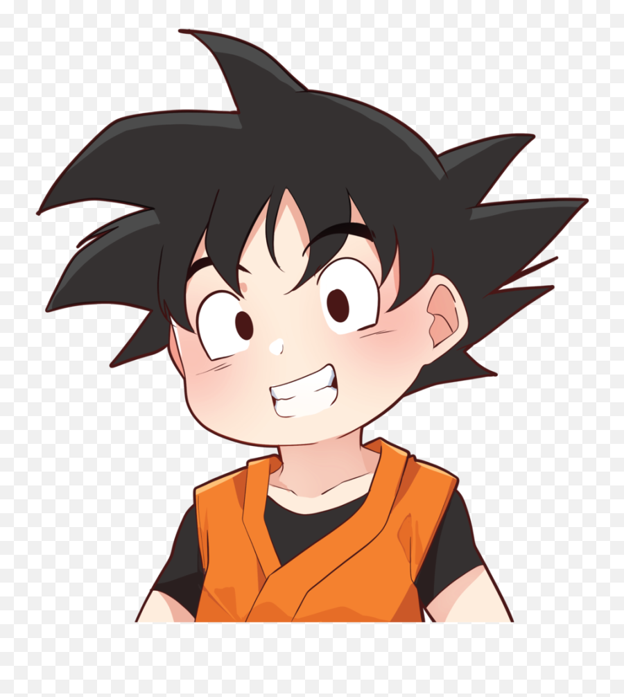 Kid Goku Dragon Ball Z - Fictional Character Emoji,Kid Goku Png