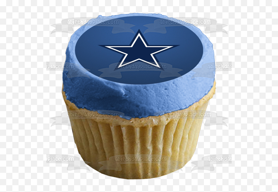 Dallas Cowboys Logo Football Nfl Edible - Birthday Cake Sean Connery Bond Emoji,Dallas Cowboys Logo