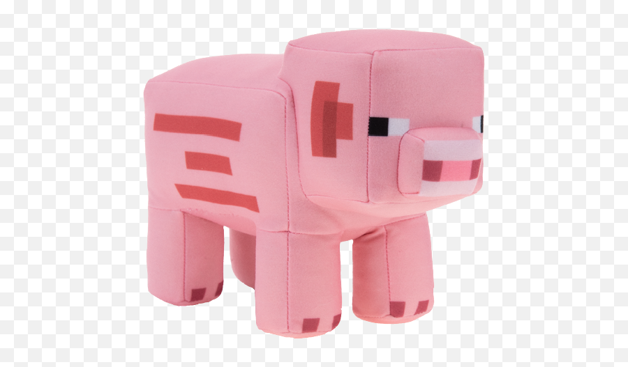 Minecraft - Plush Minecraft Pig Transparent Emoji,Minecraft Pig Png