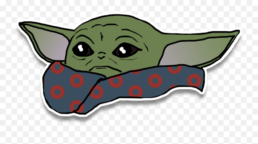 Baby Yoda Png Transparent Image - Sticker Baby Yoda Png Emoji,Baby Yoda Png