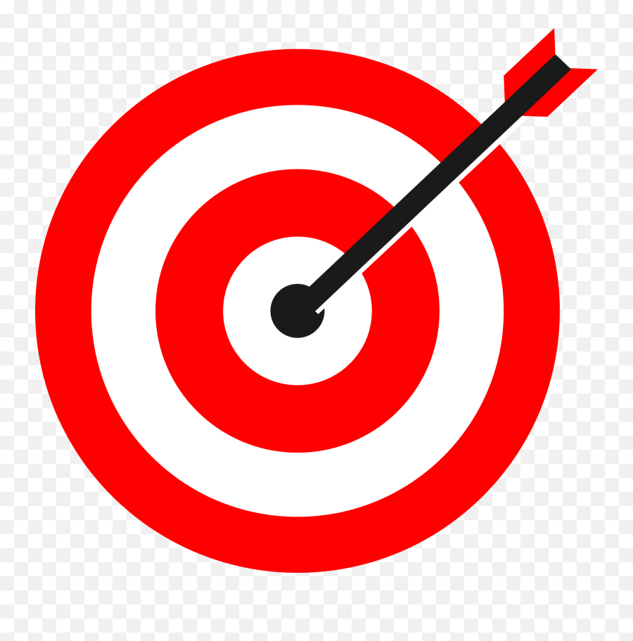 Marketing Clipart Audience Target - Transparent Background Bullseye Clipart Emoji,Target Clipart
