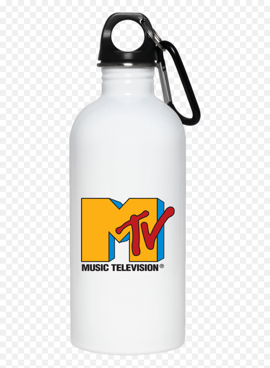 Mtv 90u0027s Logo 23663 20 Oz Stainless Steel Water Bottle - Water Bottles Life Is A Beach Emoji,90's Logo