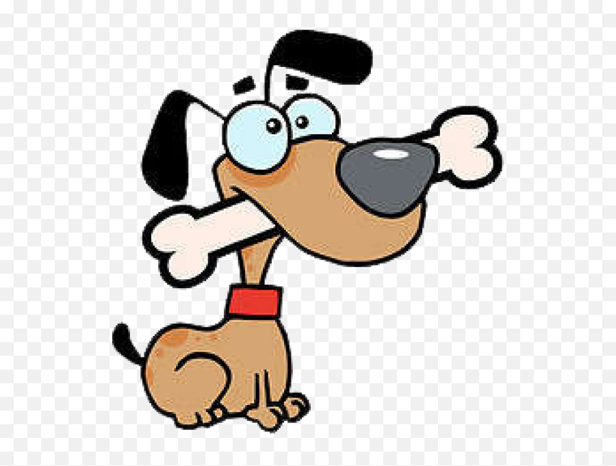 Wordpress - Cartoon Dog With Bone In Mouth 572x600 Png Animated Dog With A Bone Emoji,Dog Bone Clipart