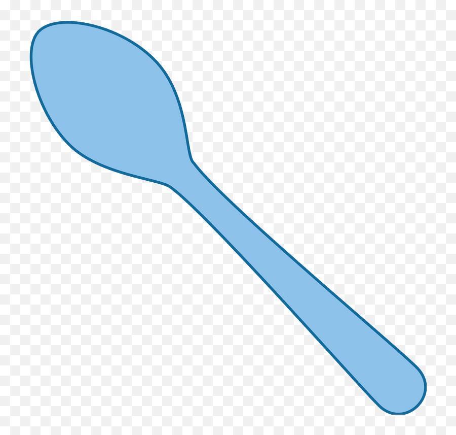 Simple Spoon Clipart Transparent - Clipart World Soup Spoon Emoji,Spoon Clipart