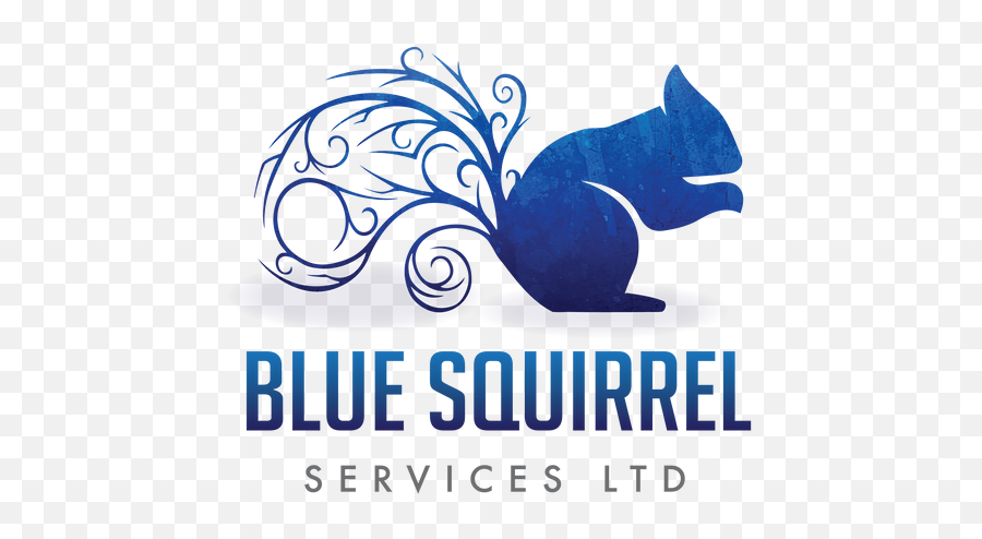 Blue Squirrel Services Ltd Gardener Landscaping Essex Emoji,Squirrel Logo