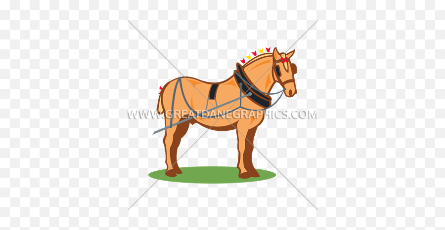 Suffolk Punch Horse Production Ready Artwork For T - Shirt Emoji,Punch Clipart
