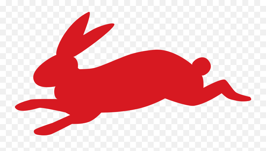 Red Rabbit Clipart - Png Download Full Size Clipart Emoji,Rabbit Transparent Background