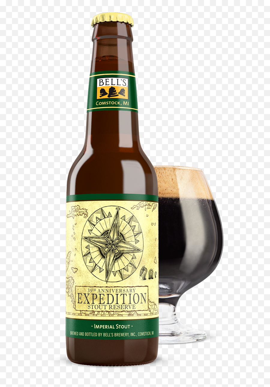 Bellu0027s 35th Anniversary Expedition Stout Reserve 12 Oz Bottles - 4 Pack Emoji,Bell's Brewery Logo