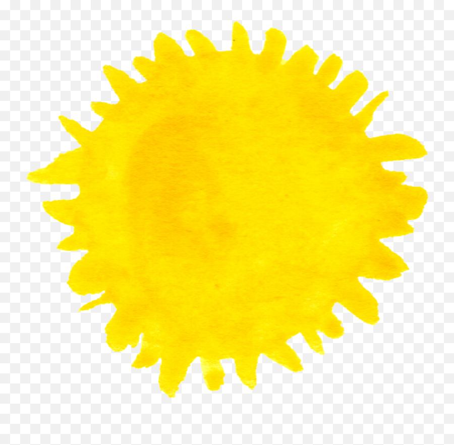 Clipart Sun Watercolor Clipart Sun Watercolor Transparent - Dot Emoji,Sun Transparent Background