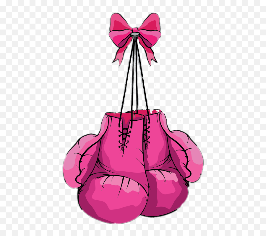 Pink Boxing Gloves Rectangular Mouse - Transparent Pink Boxing Gloves Clipart Emoji,Boxing Gloves Clipart