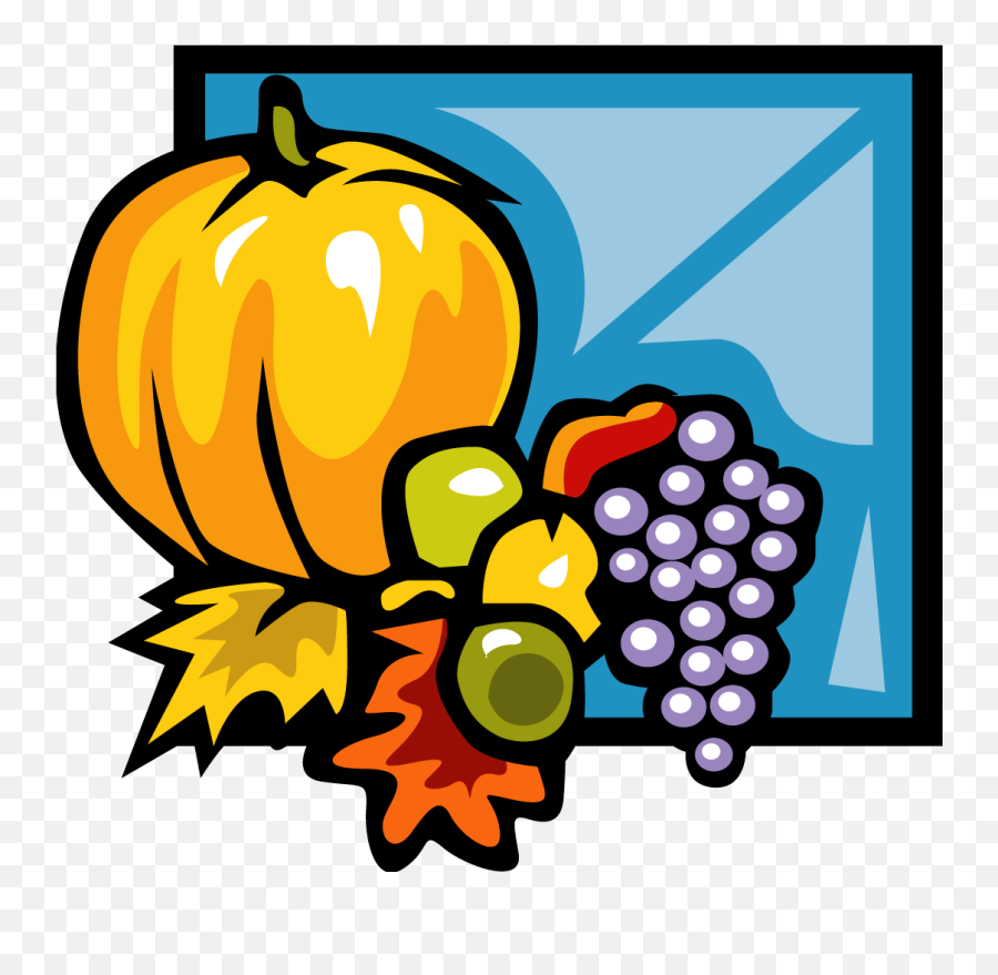 Download Thanksgiving Clip Art Free - Fruits And Vegetables Clip Art Emoji,Happy Thanksgiving Clipart