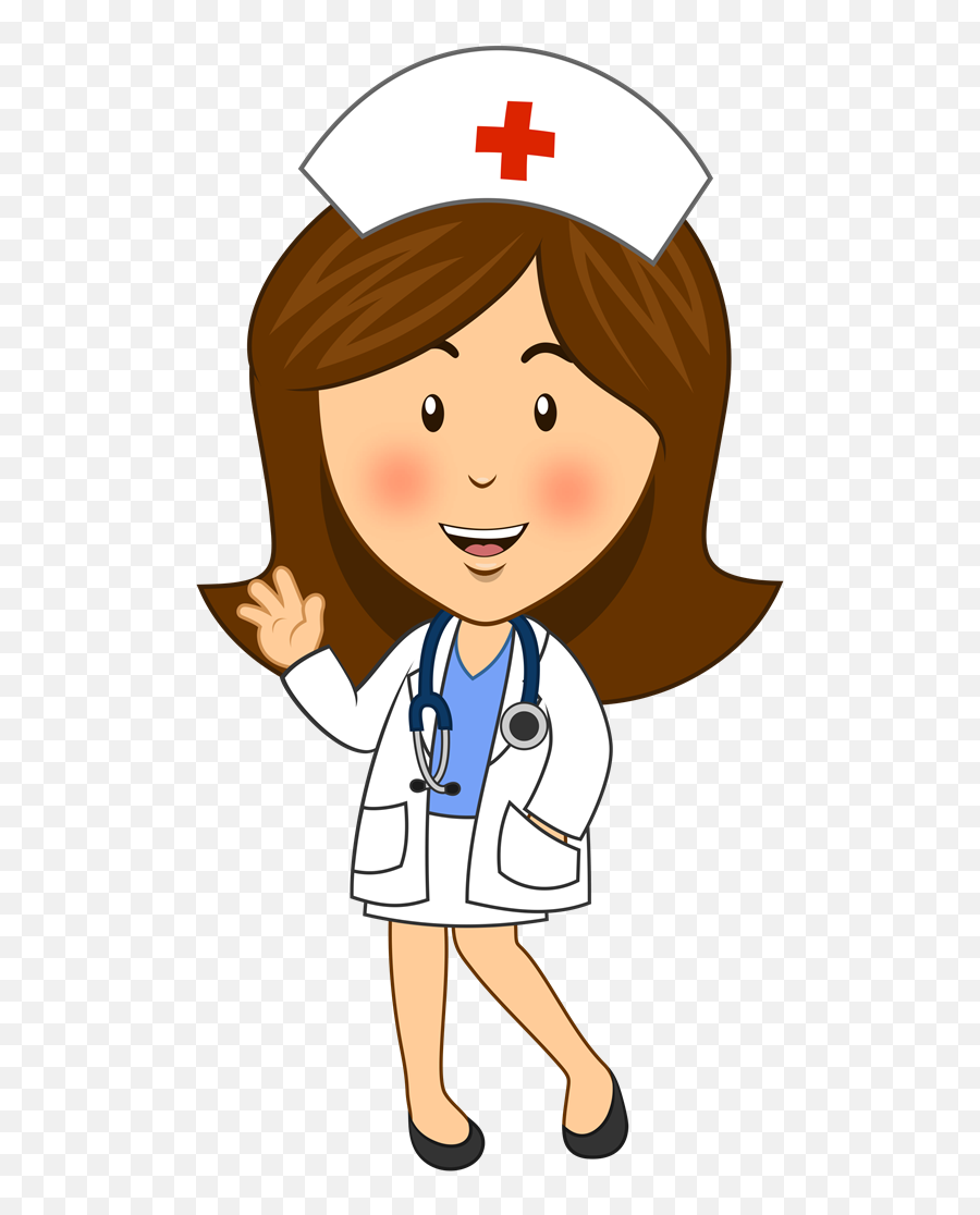 Nurse Cartoon Transparent Png Image - Nurse Clipart Png Emoji,Nurse Clipart