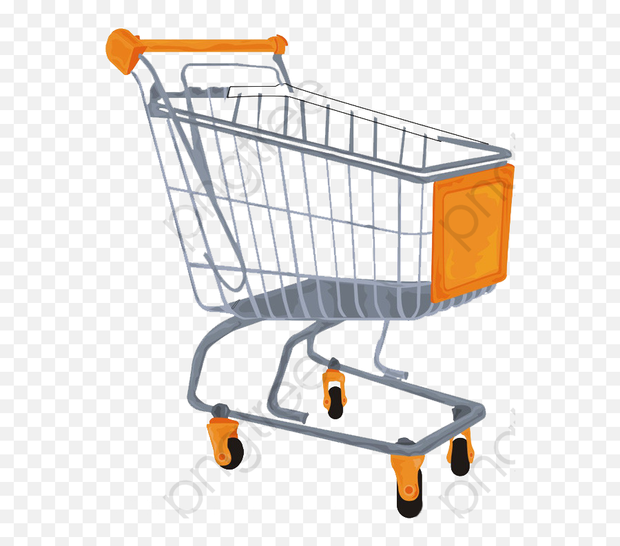Supermarket Shopping Cart Shopping Cart Clipart Customer - Food Shopping Cart Clipart Png Emoji,Shopping Cart Png