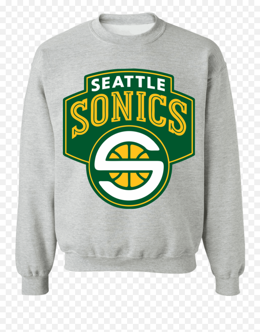 Seattle Supersonics Logo Sweatshirt - Logo Wallpaper Seattle Supersonics Emoji,Seattle Supersonics Logo