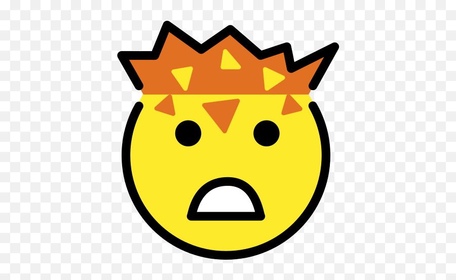 Shocked Face With Exploding Head Emoji,Shocked Emoji Png