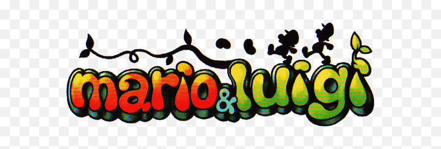 Mario And Luigi Superstar Saga Beta Logo Mario And Luigi - Dot Emoji,Gameboy Logo