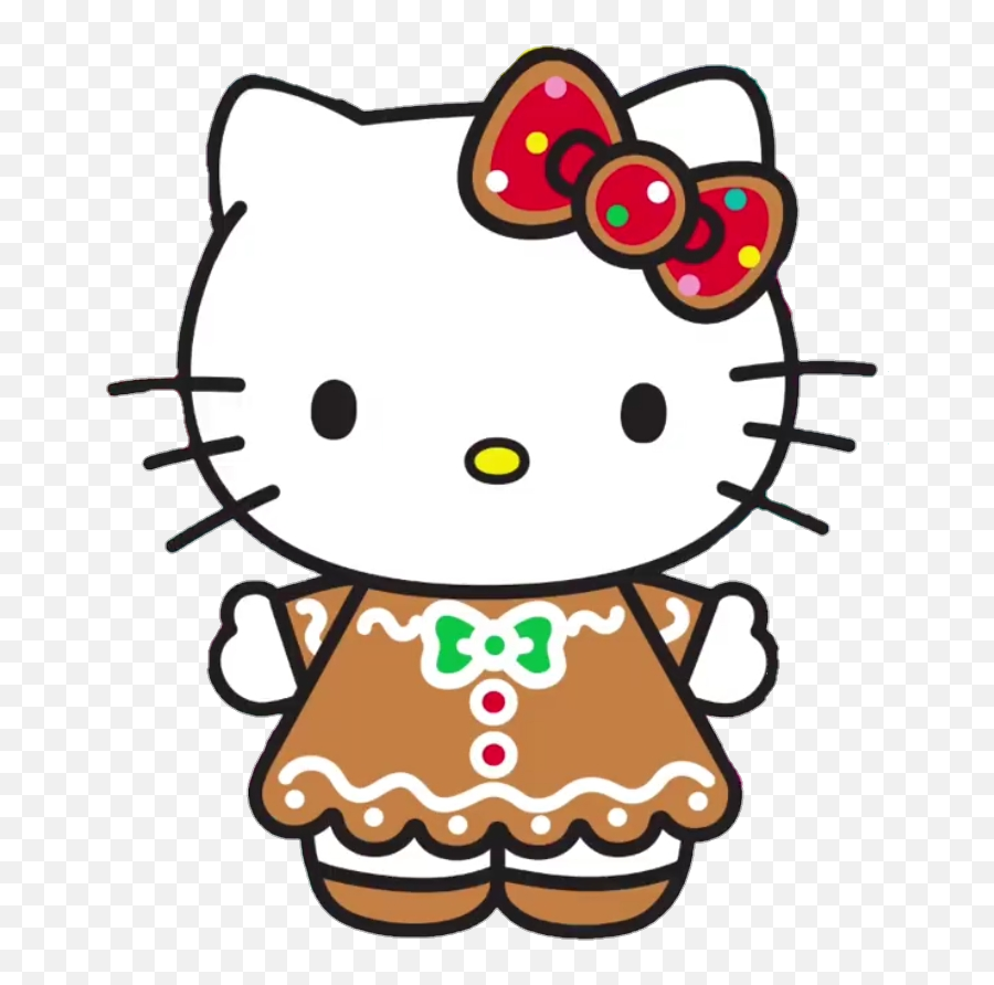 Christmas Wallpaper - Hello Kitty Tegning Emoji,Hello Kitty Clipart