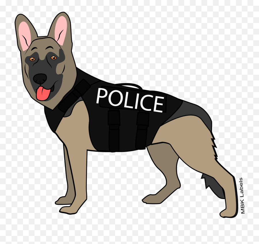 K9 Police Dog Old German Shepherd Dog - Police Dog Clipart Emoji,Dog Clipart