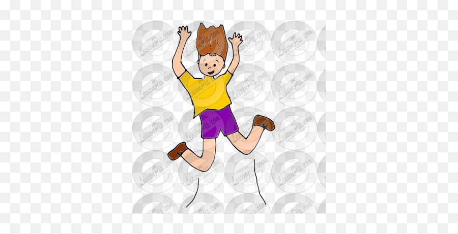 Jump Picture For Classroom Therapy Use - Great Jump Clipart For Running Emoji,Jumping Clipart