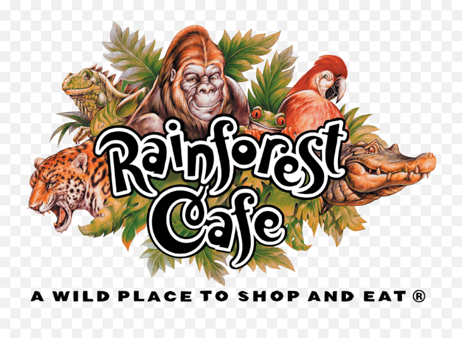 Access London The Rainforest Cafe - Part 1 Emoji,Cafe Logos