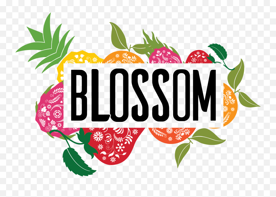 Blossom Logo With Fruit Alohma Vapes U0026 Ecigs - Blossom Eliquid Logo Emoji,Vape Logo