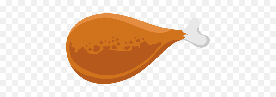 Chicken Drumstick Flat Brown - Food Emoji,Chicken Leg Png