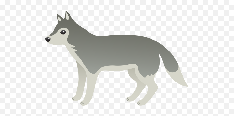 Gray Wolf Cartoon Wolf Cartoons Png Animated Images - Gray Wolf Cartoon Png Emoji,Wolf Clipart Black And White
