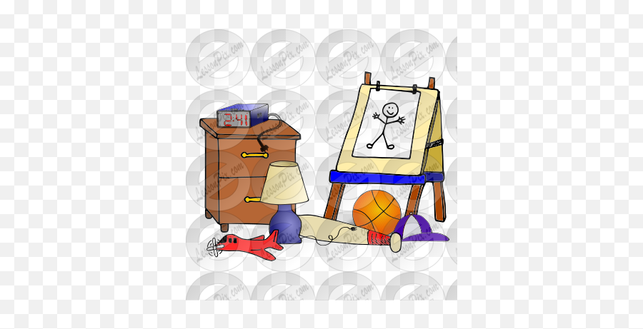 Garage Sale Picture For Classroom Therapy Use - Great For Basketball Emoji,Garage Clipart
