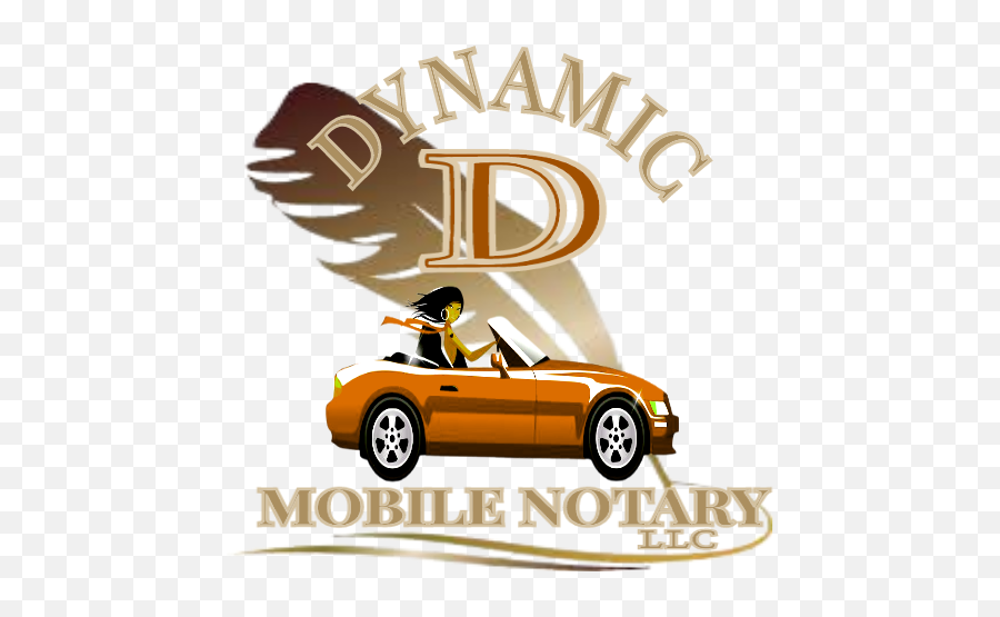 Dynamic D Mobile Notary - Automotive Decal Emoji,Notary Public Logo