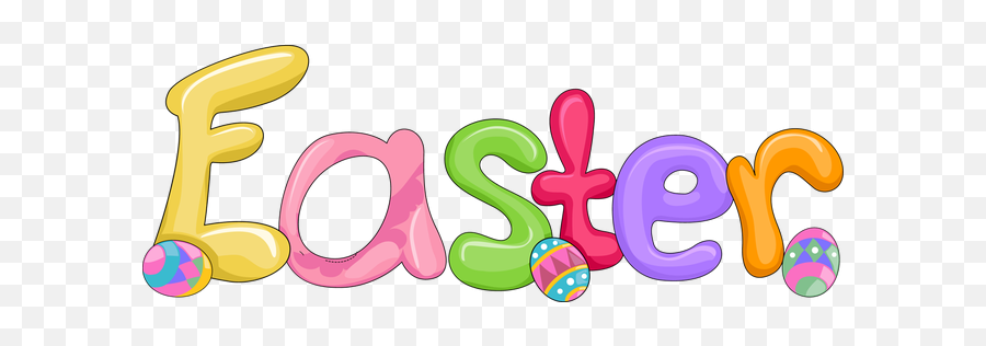 Easter Word Art Png - Dot Emoji,Word Png