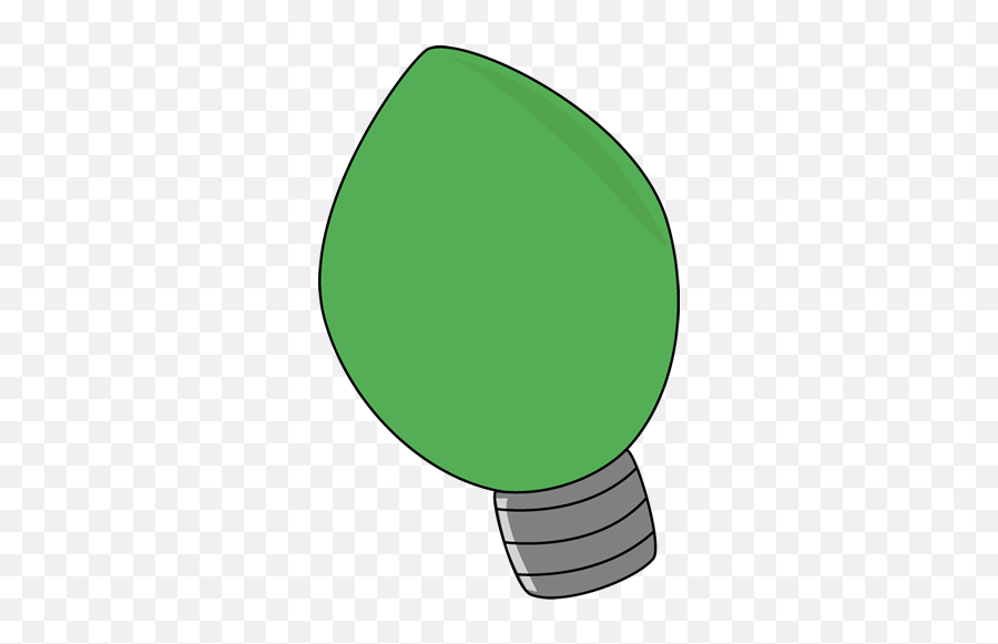 Christmas Light Bulb Clipart - Big Christmas Lights Clip Art Emoji,Christmas Light Clipart