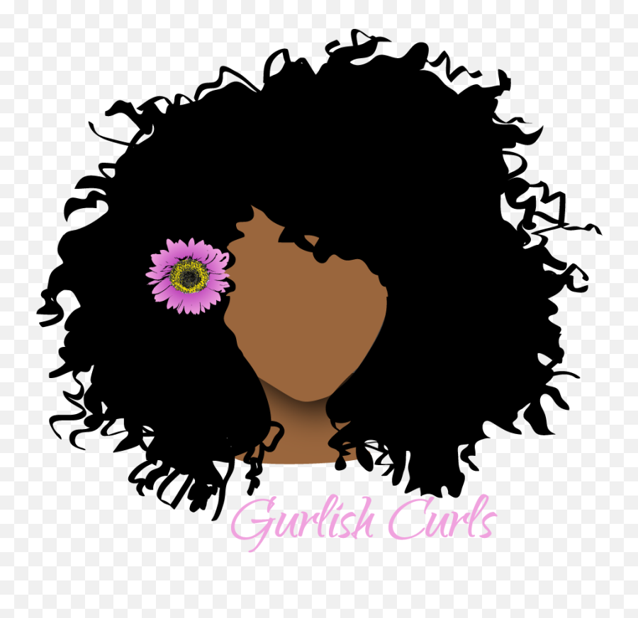 Logo Design For Natural Hair Blogger Emoji,Natural Hair Logo