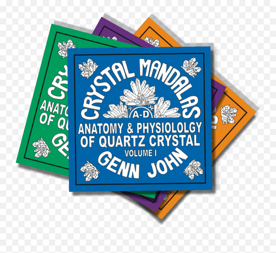 Crystal Mandala Coloring Books - By Genn John Emoji,Mandala Logo