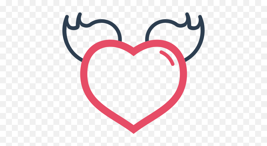 Wings Heart2 Heart Love Valentineu0027s Day Valentine Icon Emoji,Heart With Wings Clipart