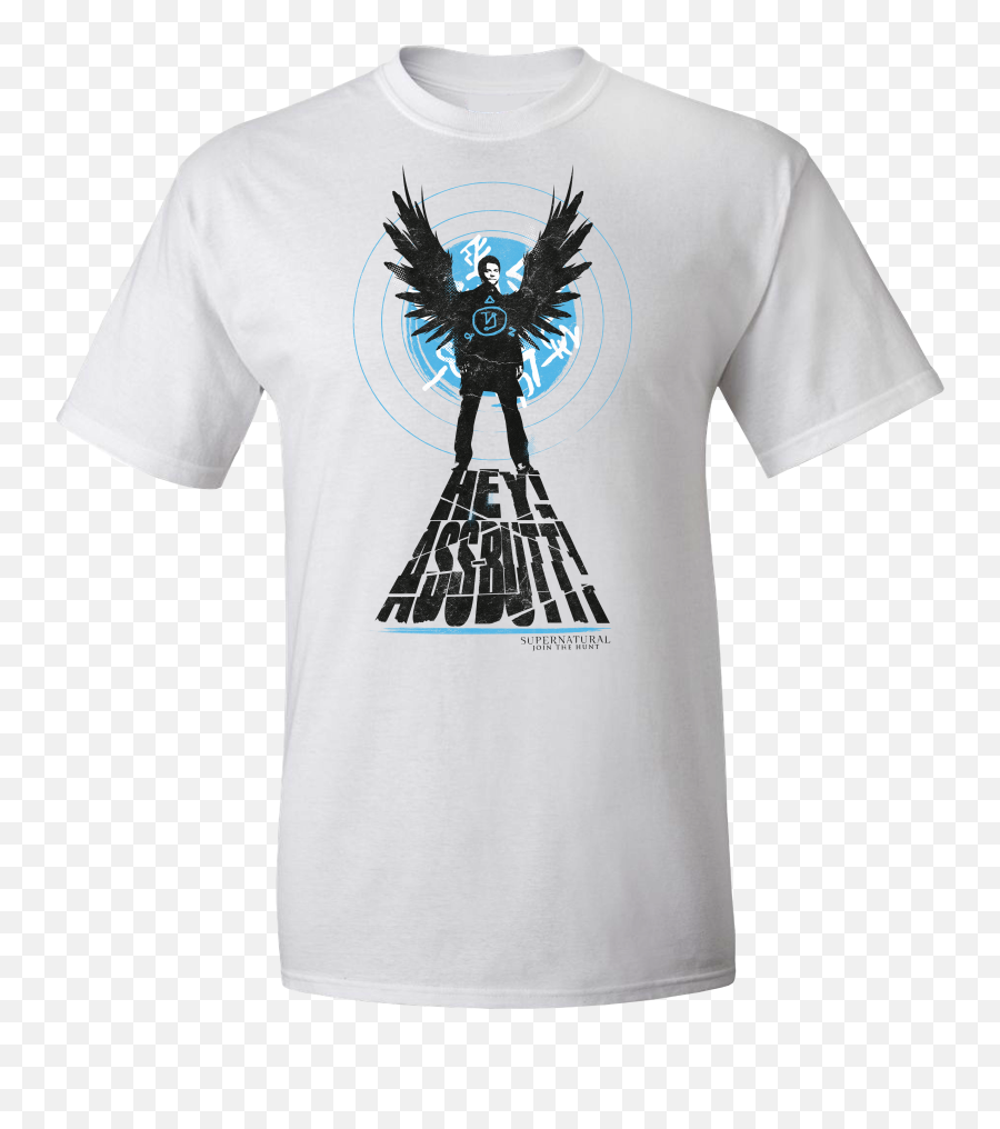 Supernatural T - Shirt Castiel Emoji,Castiel Transparent