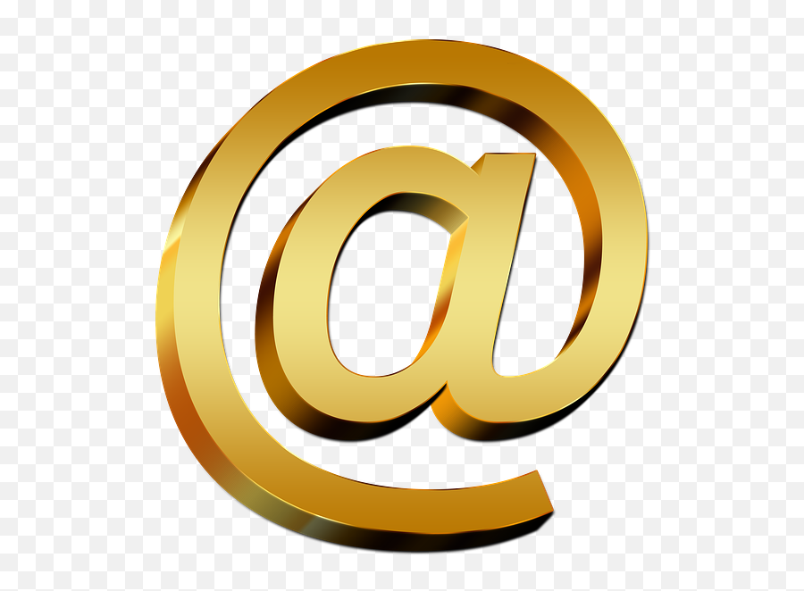 Email Logo Golden Png Png Download - Gold Email Logo Png Emoji,Golden Logo