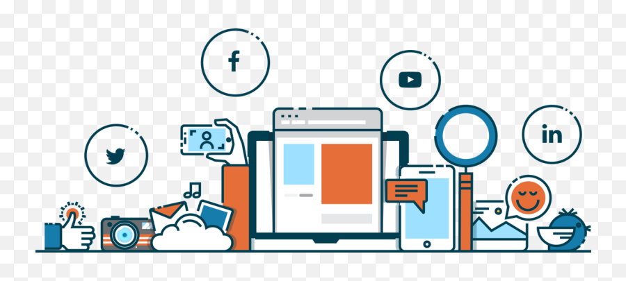 Download Social Media Marketing Services - Social Media B2b Emoji,Social Media Transparent Background