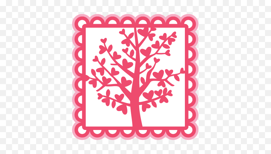 Heart Tree Overlay Svg Scrapbook Cut File Cute Clipart Files Emoji,Heart Overlay Png