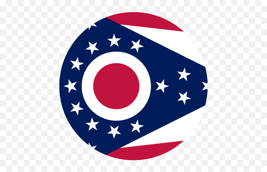 Vector Country Flag Of Ohio - Circle Vector World Flags Emoji,Blank Flag Png