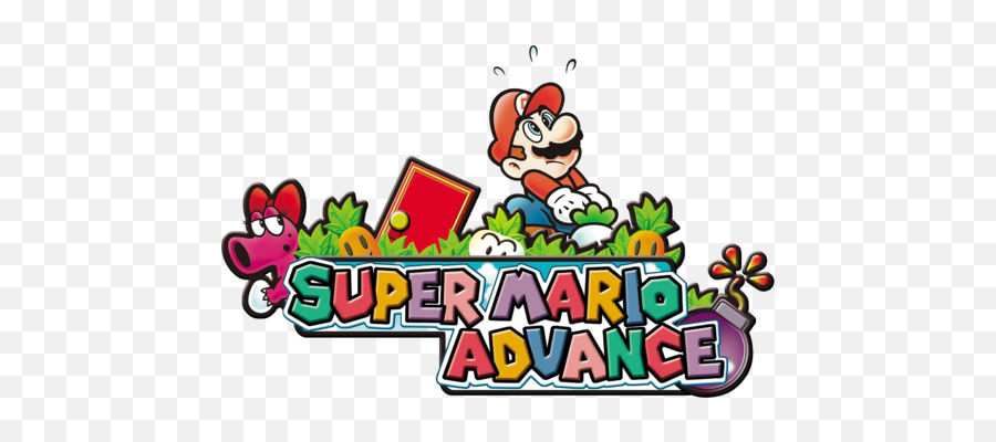 Logo For Super Mario Advance By Realsayakamaizono Emoji,Advance Logo