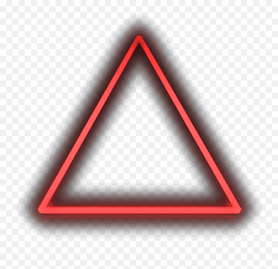 Neon Triangle Png - Transparent Red Triangle Png Emoji,Laser Png