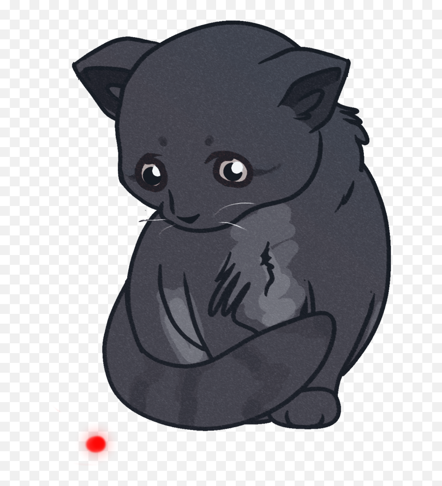 Black Cat Kitten Whiskers Carnivora - Totoro Png Download Emoji,Totoro Transparent Background