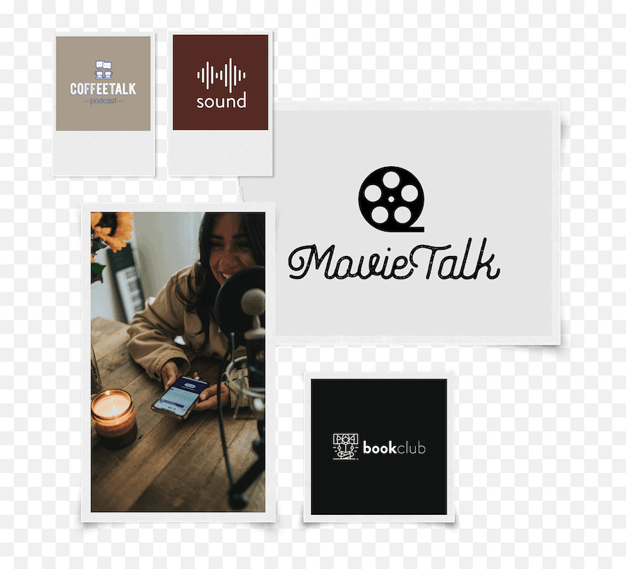 Podcast Logos - Create The Perfect Podcast Logo Design Language Emoji,Logo Design