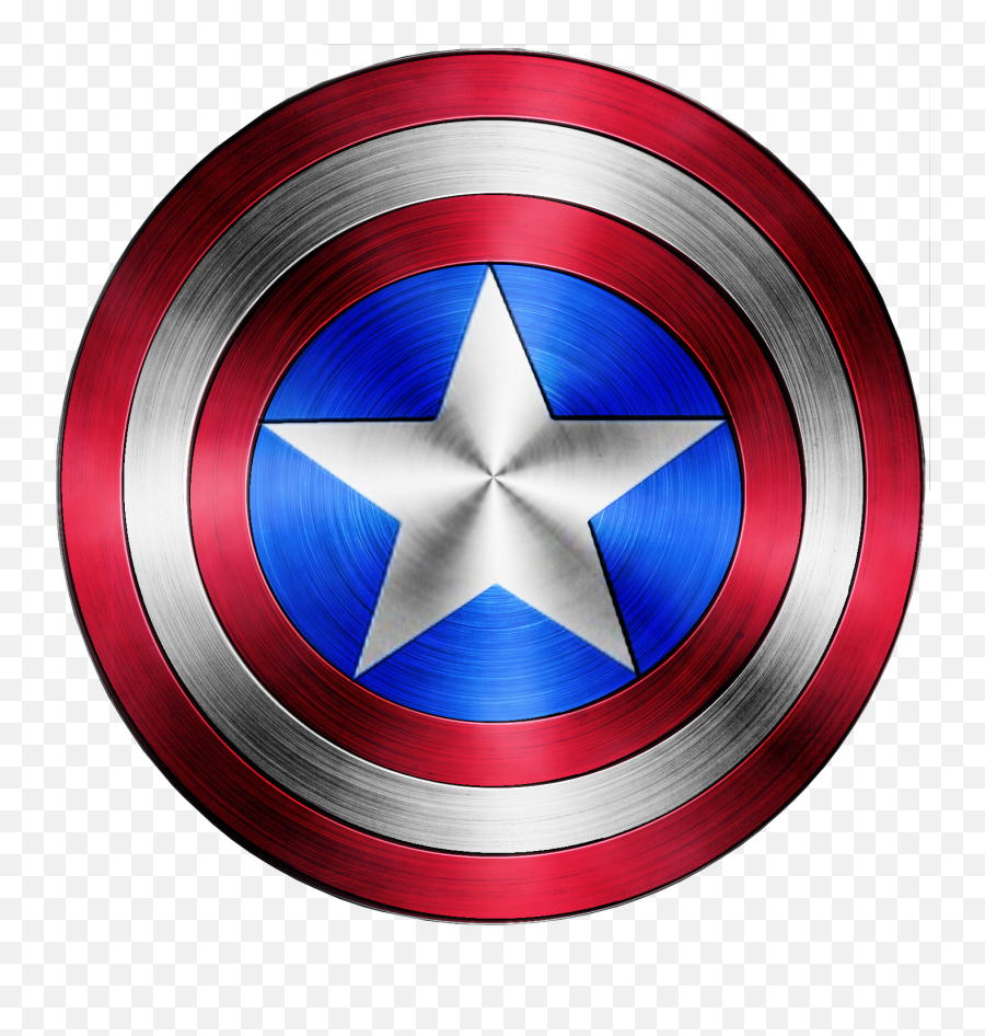 Captain America Shield Png - Captain America Shield Sticker Emoji,Captain America Logo