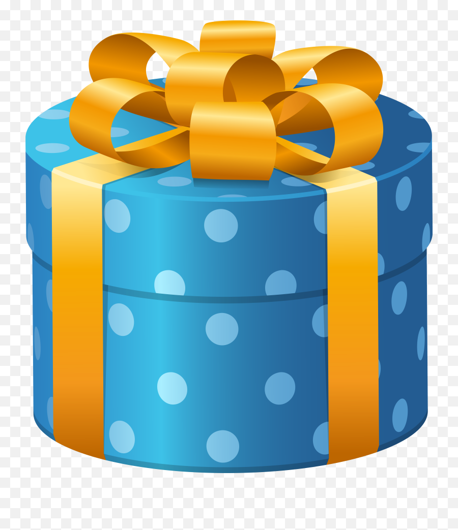 Kickball Clipart Cute Christmas Present - Cartoon Box Christmas Gift Emoji,Christmas Present Png