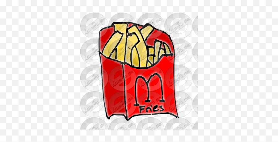 French Fries Picture For Classroom - Language Emoji,French Fries Clipart